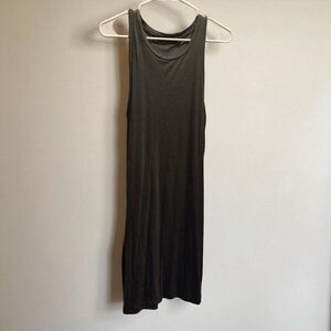 All Saints Charcoal Midi Dress